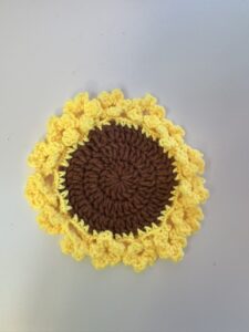 Dessous de verre tournesol